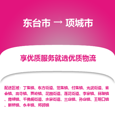 东台市到项城市物流公司-东台市到项城市物流专线-东台市到项城市货运