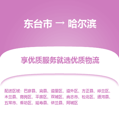 东台市到哈尔滨物流公司-东台市到哈尔滨物流专线-东台市到哈尔滨货运