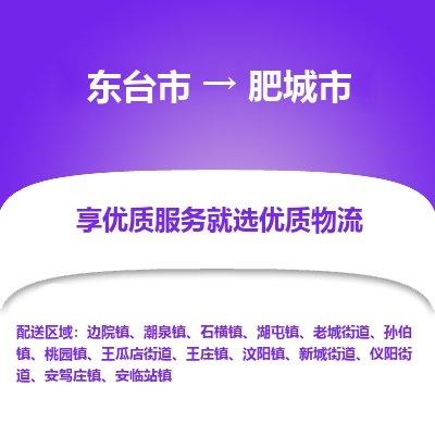 东台市到肥城市物流公司-东台市到肥城市物流专线-东台市到肥城市货运