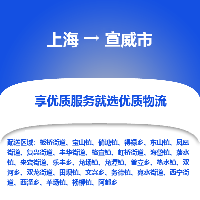 上海到宣威市物流专线-上海至宣威市货运公司