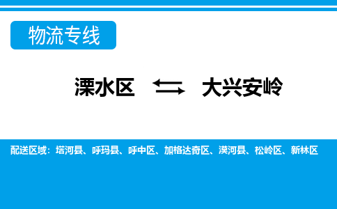 溧水区到大兴安岭物流专线-溧水区至大兴安岭物流公司-溧水区发往大兴安岭的货运专线