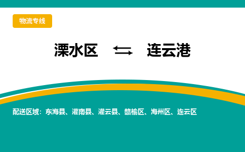 溧水区到连云港物流专线-溧水区至连云港物流公司-溧水区发往连云港的货运专线