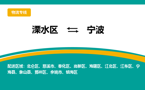 溧水区到宁波物流专线-溧水区至宁波物流公司-溧水区发往宁波的货运专线