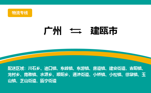 广州到建瓯市物流公司-高效快捷的广州至建瓯市专线