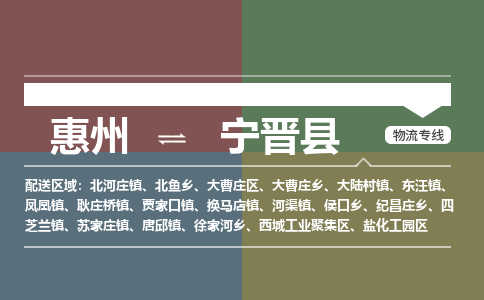 惠州到宁晋县物流专线-惠州至宁晋县物流公司-惠州发往宁晋县的货运专线