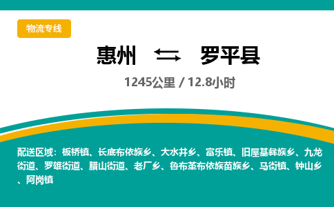 惠州到罗平县物流专线-惠州至罗平县物流公司-惠州发往罗平县的货运专线