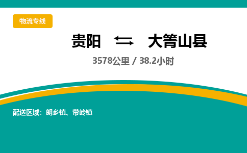 贵阳到大箐山县物流专线-贵阳至大箐山县物流公司