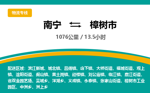 南宁到樟树市物流专线-南宁至樟树市物流公司