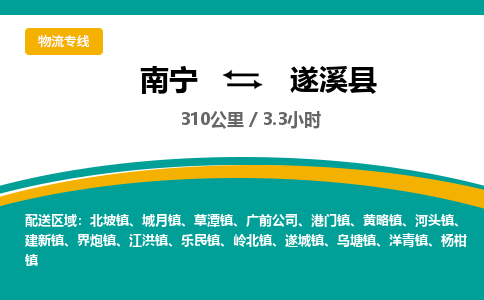 南宁到遂溪县物流专线-南宁至遂溪县物流公司