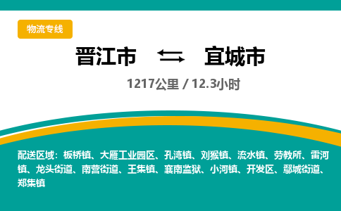 晋江市到宜城市物流专线-晋江市至宜城市物流公司