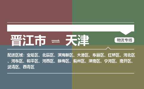 晋江市到滨海新区物流专线-晋江市至滨海新区物流公司