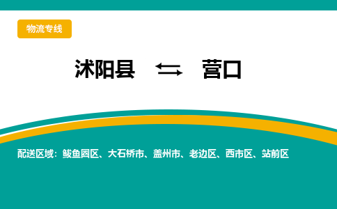 沭阳县到鲅鱼圈区物流专线-沭阳县至鲅鱼圈区物流公司