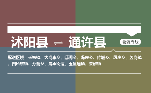 沭阳县到通许县物流专线-沭阳县至通许县物流公司